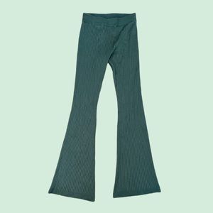Forever 21 Ribbed Knit Flare Pants